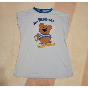 Vintage Night Time Creations Bear Des-Bear-Ado Nightgown Sleepwear